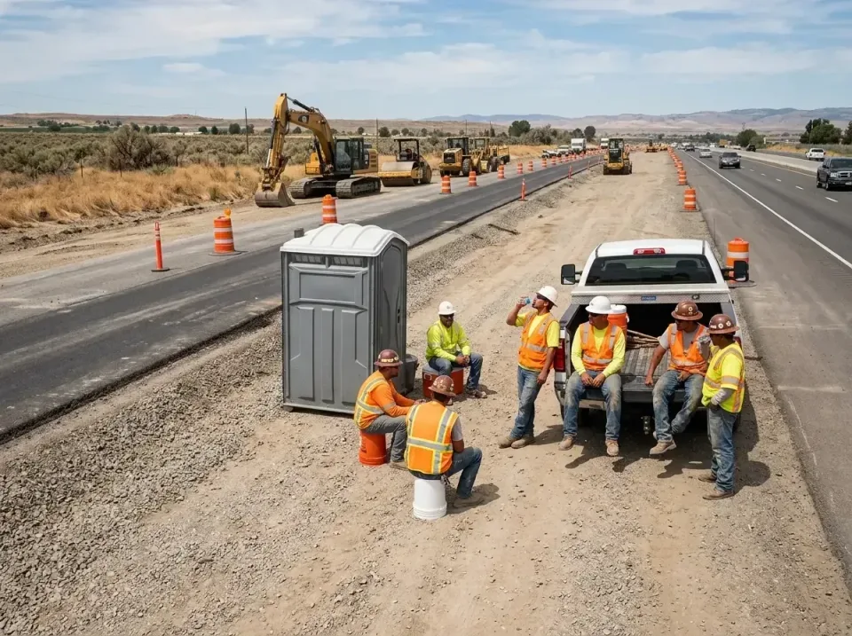 highway-road-construction-crew-007 — frequently asked questions, Porta Potty and Restroom Rentals in Barron, WI